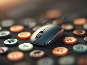 创建一个按钮，并设置鼠标移到上面时变成小手