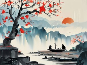 画国画用Midjourney AI怎么做？我试了几次，效果比想象中好