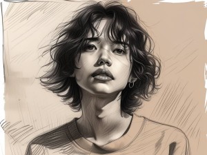 用AI画素描，画完不满意怎么改？试试这几个方法